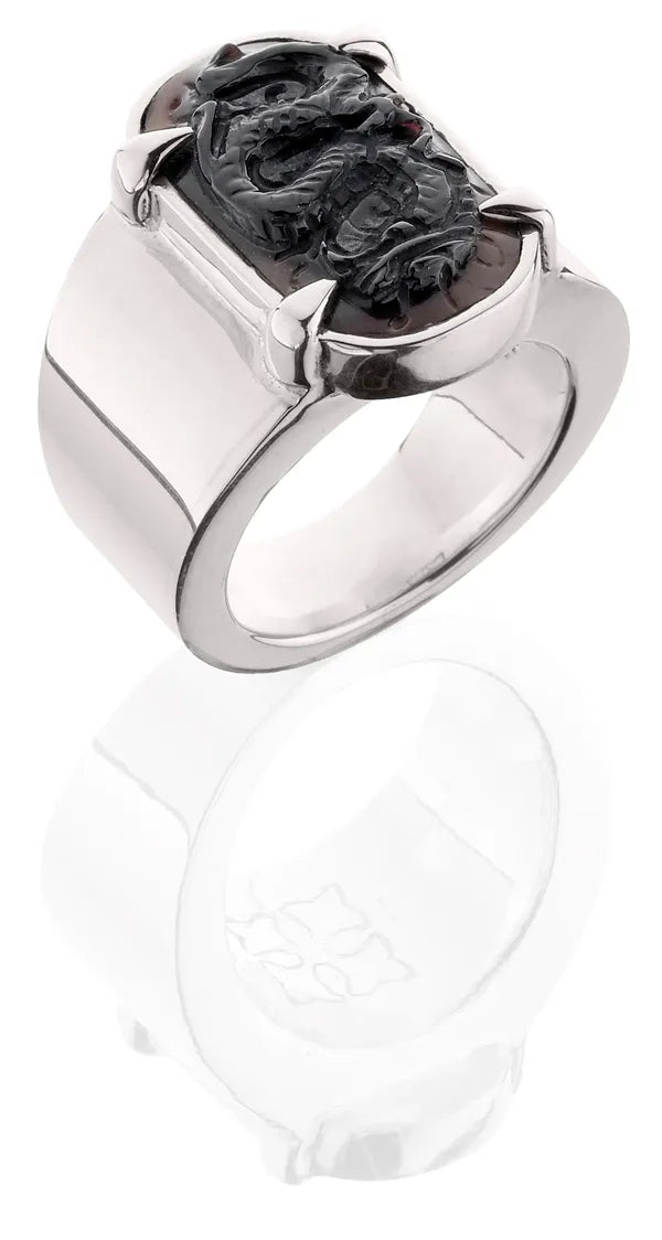 Mother of Pearl Rectangle Ring