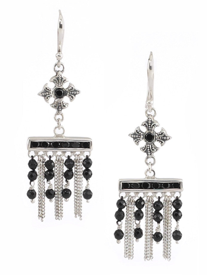 Latiffa Earring - earring - KIR Collection - designer sterling silver jewelry