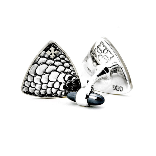 Georgie Pick Cuff Links - cufflink - KIR Collection - designer sterling silver jewelry 