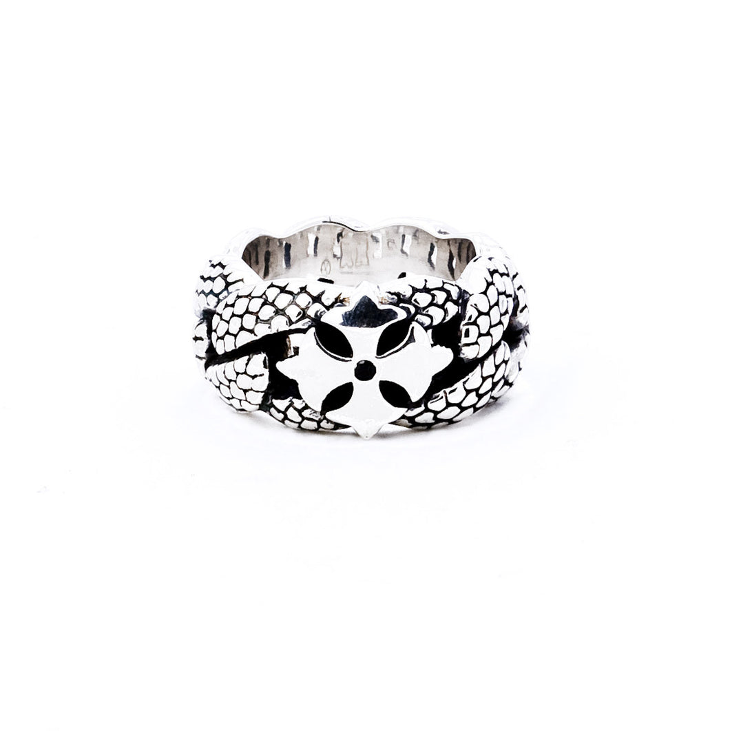 Georgie Curb Chain Ring - ring - KIR Collection - designer sterling silver jewelry