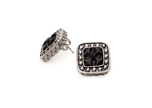Ku-De-Ta Post - earring - KIR Collection - designer sterling silver jewelry