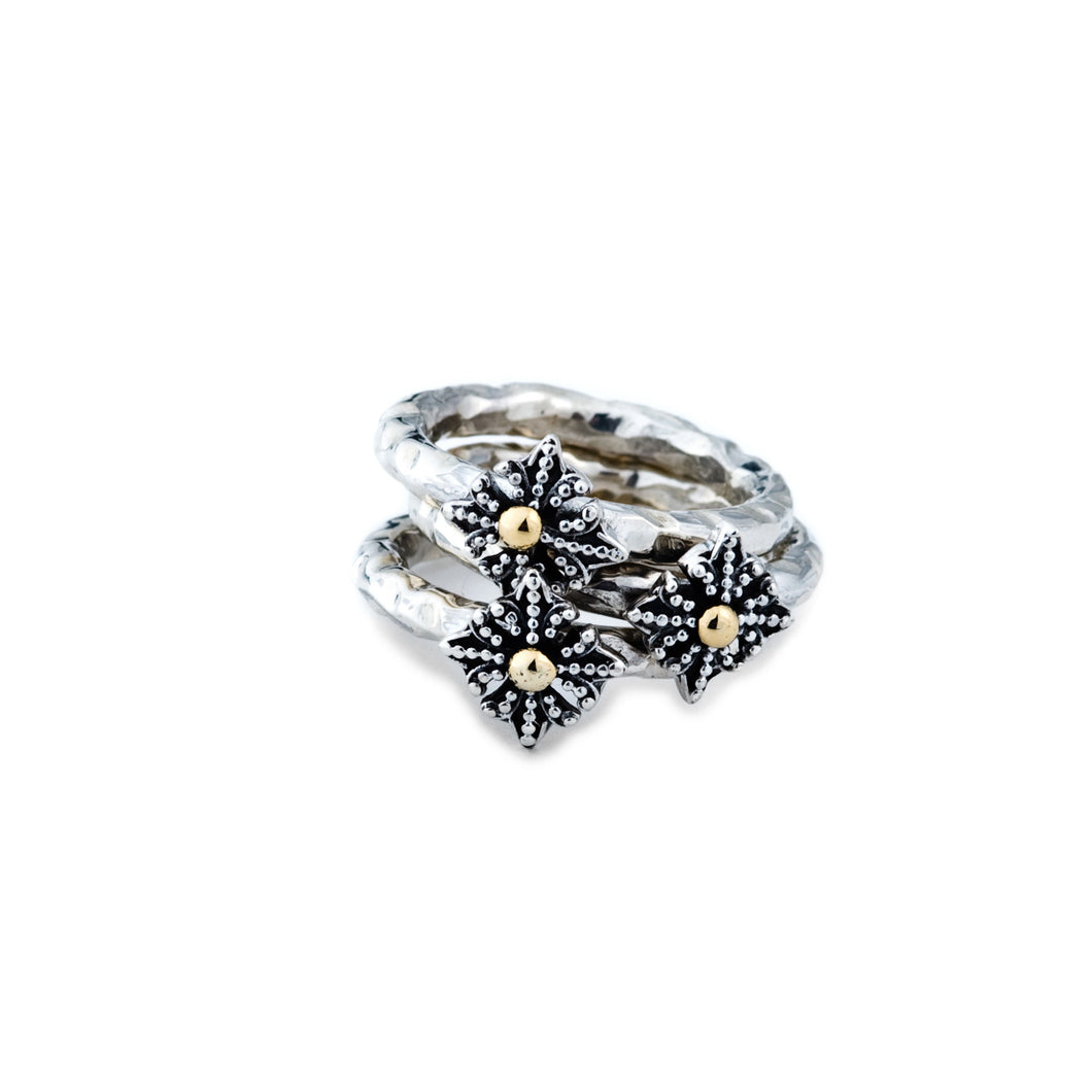 Jenny Logo Stackable Ring - ring - KIR Collection - designer sterling silver jewelry