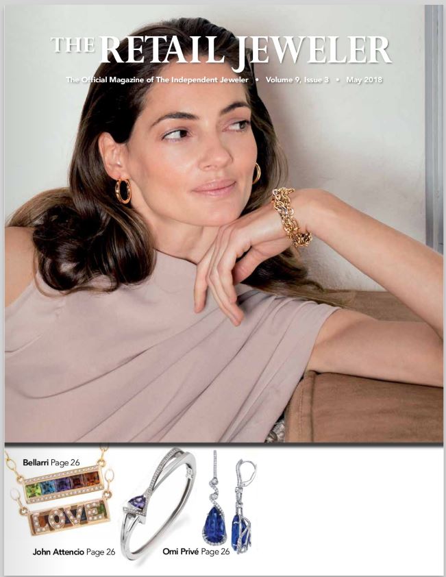 Retail Jewelers Magazine, May 2018, Pg 67-68