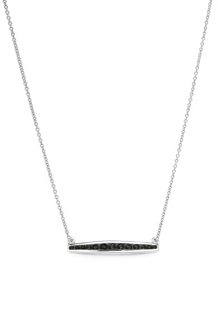 Channel Sideways Bar Necklace