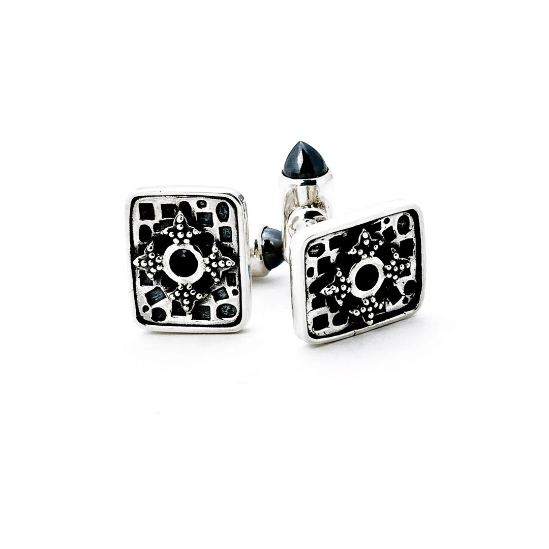 Scottie Stamped Cuff Links