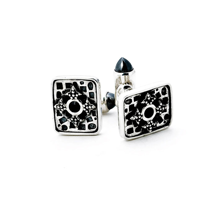 Scottie Stamped Cuff Links