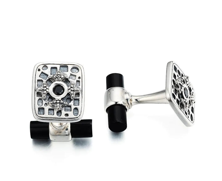 Scottie Stamped Cuff Links