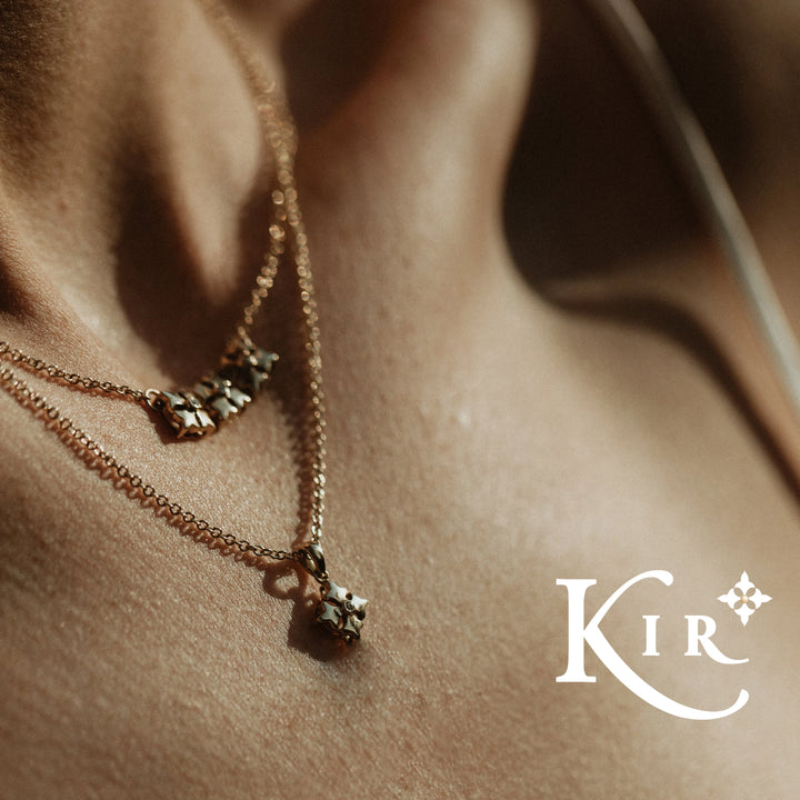 Single Logo Drop Necklace
