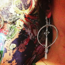 Sophia Snake Hoop Earrings - earring - KIR Collection - designer sterling silver jewelry 