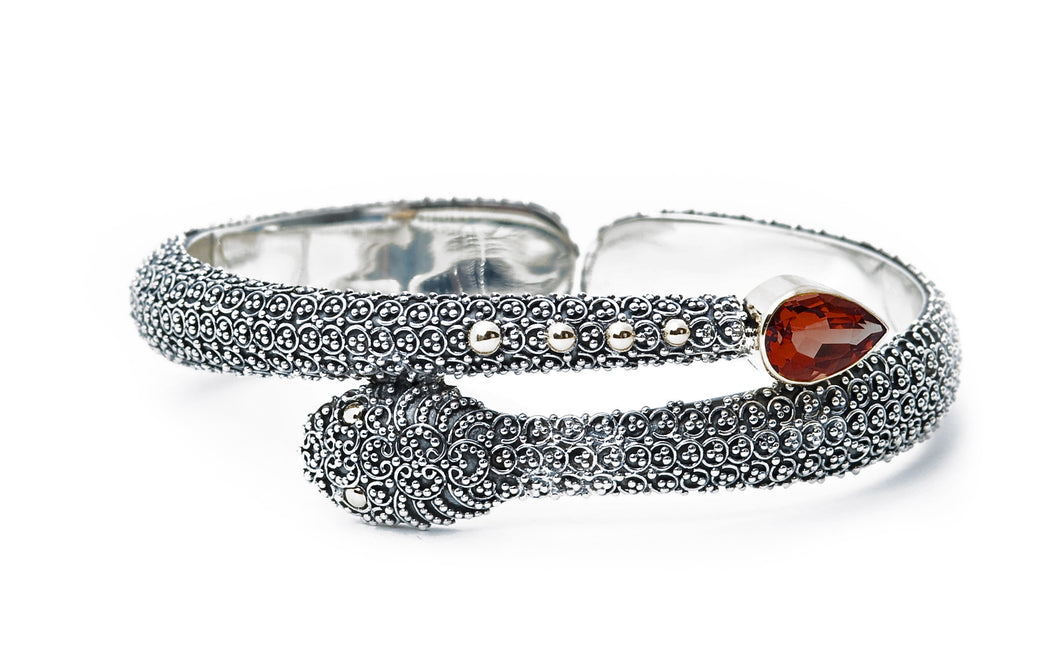 Sophia Snake Cuff - bracelet - KIR Collection - designer sterling silver jewelry 