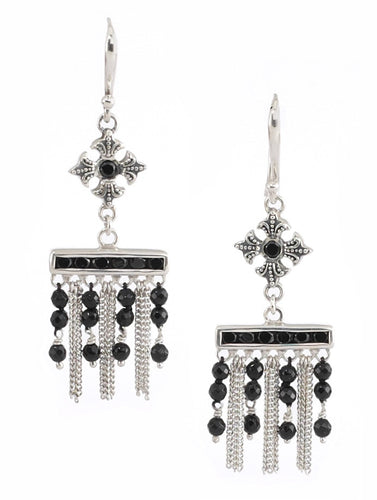 Latiffa Earring - earring - KIR Collection - designer sterling silver jewelry 