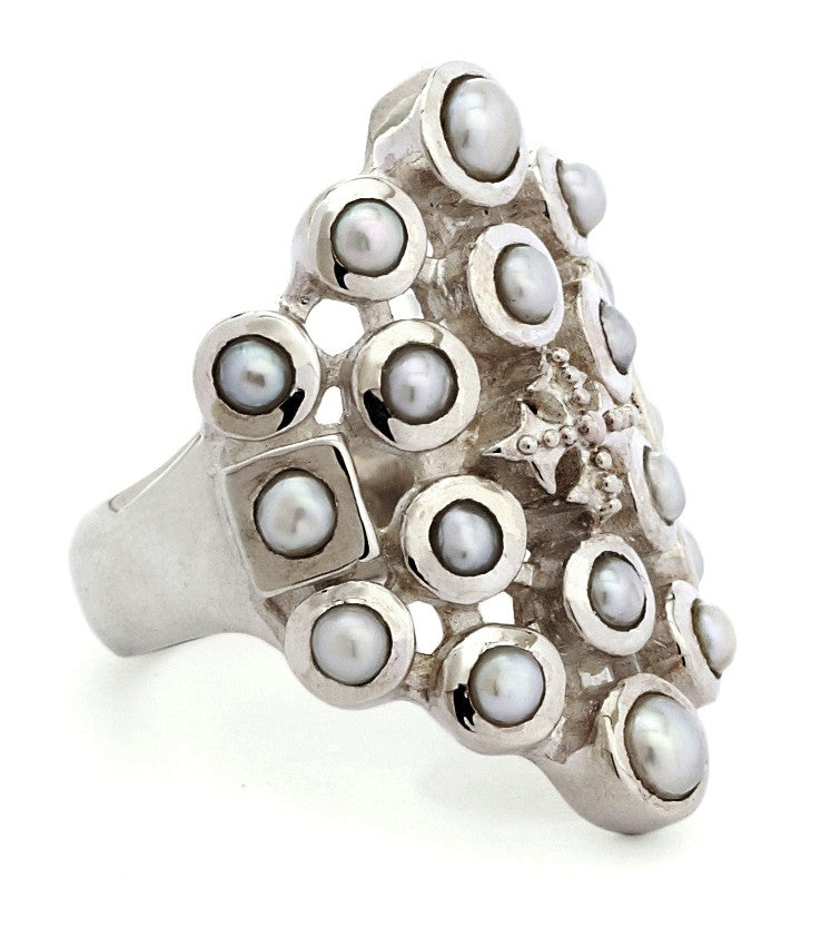 Latiffa Ring - ring - KIR Collection - designer sterling silver jewelry 