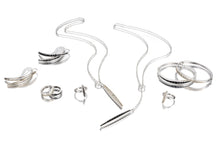 Channel Oval Bangle - bracelet - KIR Collection - designer sterling silver jewelry 