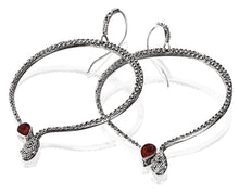Sophia Snake Hoop Earrings - earring - KIR Collection - designer sterling silver jewelry 
