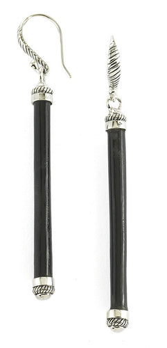Tanduk Rod Earring - earring - KIR Collection - designer sterling silver jewelry 