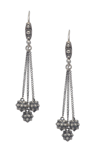 Stupa Earrings - earring - KIR Collection - designer sterling silver jewelry 