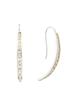 Channel Hook Earring - earring - KIR Collection - designer sterling silver jewelry 
