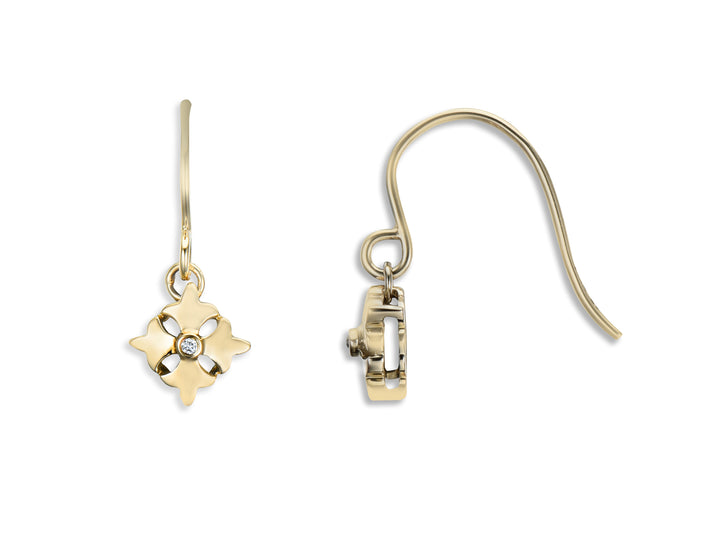 Single Logo Drop Earring