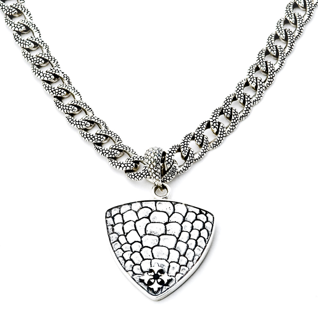 Georgie Pick Pendant - pendant - KIR Collection - designer sterling silver jewelry 