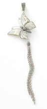Butterfly Tassel Penadant - pendant - KIR Collection - designer sterling silver jewelry 