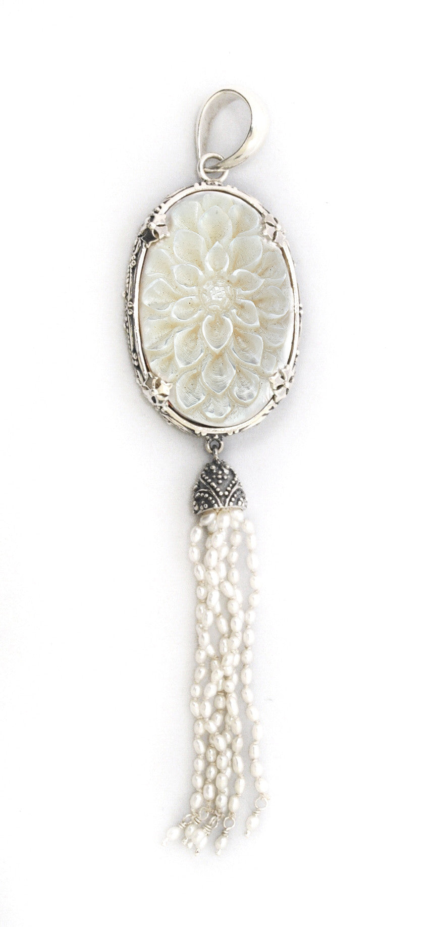 Judith Tassel Pendant - pendant - KIR Collection - designer sterling silver jewelry 