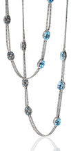 Kirsten Stone Station Necklace - necklace - KIR Collection - designer sterling silver jewelry 