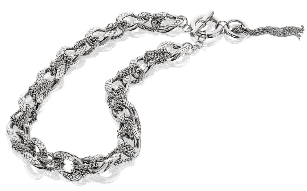 Anna Tassel Necklace - necklace - KIR Collection - designer sterling silver jewelry 