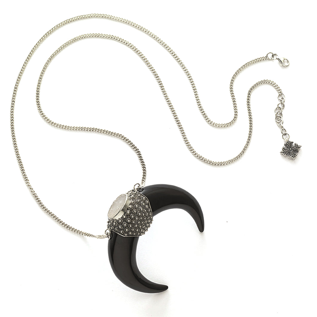 Tanduk Necklace - necklace - KIR Collection - designer sterling silver jewelry 