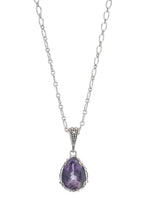 Susan Drop Pendant - pendant - KIR Collection - designer sterling silver jewelry 