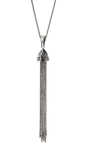 Anna Tassel Pendant - pendant - KIR Collection - designer sterling silver jewelry 