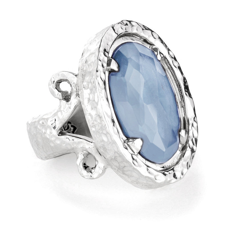 Polki Ring - pendant - KIR Collection - designer sterling silver jewelry 