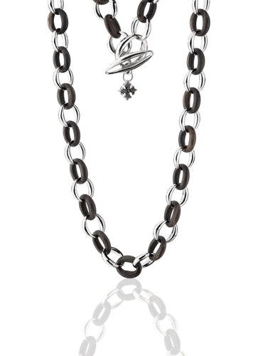 Asmara Link Necklace - necklace - KIR Collection - designer sterling silver jewelry 